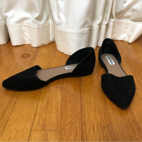 Steve Madden pointed-toe black loafer flats - Picture 4 of 4